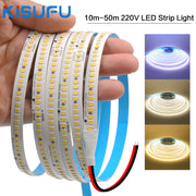 LED Strip Light 220V (10-50m) - High Brightness Home Lighting