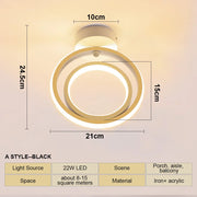 LED Ceiling Light | Modern Aisle & Hallway Lamp | Surface Mounted Fixture