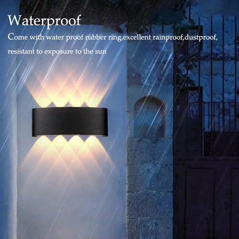 Modern Up Down LED Wall Light for Indoor & Outdoor Use
