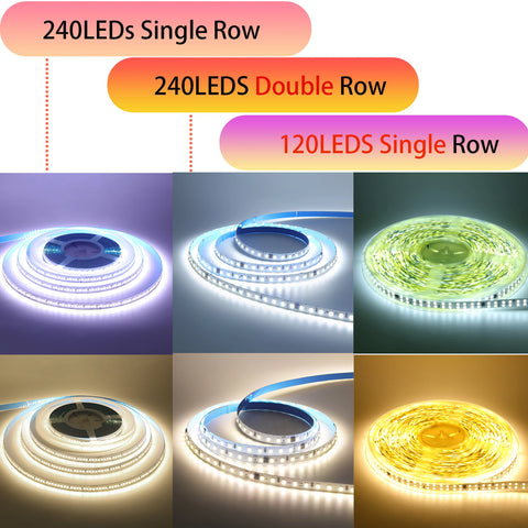 LED Strip Light 220V (10-50m) - High Brightness Home Lighting