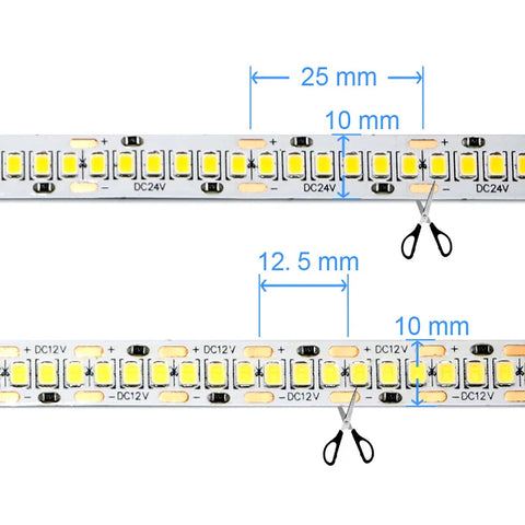 240LED/m 2835 LED Strip | DC12V/24V | 5M RGB High Brightness Home Light