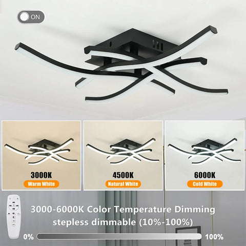 Modern Ceiling Lamp for Home, Living Room, Dining, Bedroom with LED Panel Light