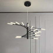 Luxury LED Fireworks Ceiling Light | Dimmable Modern Pendant for Living Room