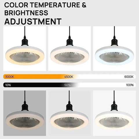 Smart Ceiling Fan with Light & Remote