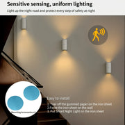 Luz Noturna LED Recarregável com Sensor | Magnética | 3 Modos