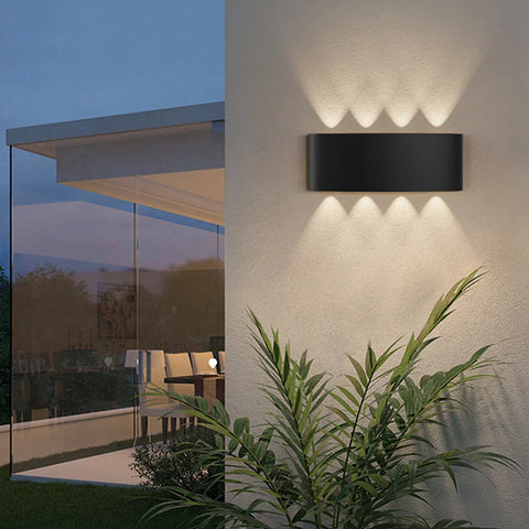 Modern Up Down LED Wall Light for Indoor & Outdoor Use