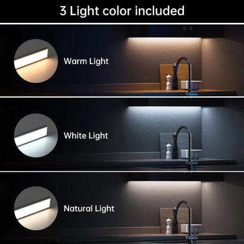 LED Motion Sensor Cabinet Light - Wireless USB Wardrobe Lamp
