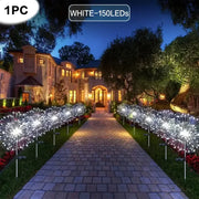 200 LED Solar Fireworks Lights - Outdoor Waterproof with Remote