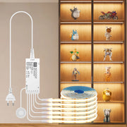 Dimmable COB LED Strip Light with Touch Sensor for Cabinets & Closets