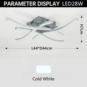 Modern Ceiling Lamp for Home, Living Room, Dining, Bedroom with LED Panel Light