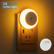 LED Night Light with Dusk to Dawn Sensor | Indoor Wall Lamp for Bedroom, Bathroom, Hallway