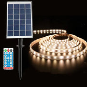 LED Strip Lights RGB - Solar Powered & Remote Control for Room & Outdoor Decor