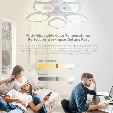 LED Ceiling Chandelier | Modern Home & Office Indoor Lighting