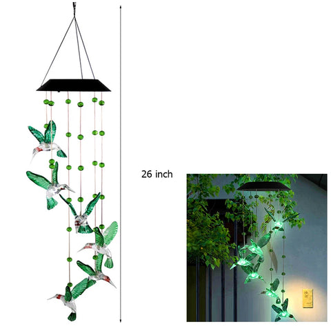 Solar Wind Chime Lights